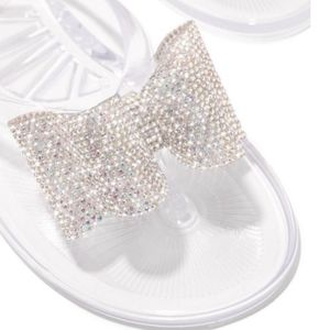 Thong Slide Rhinestone Jellies